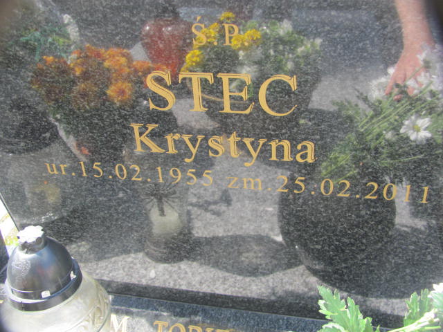 Krystyna Stec 1955 Wierzchosławice - Grobonet - Wyszukiwarka osób pochowanych