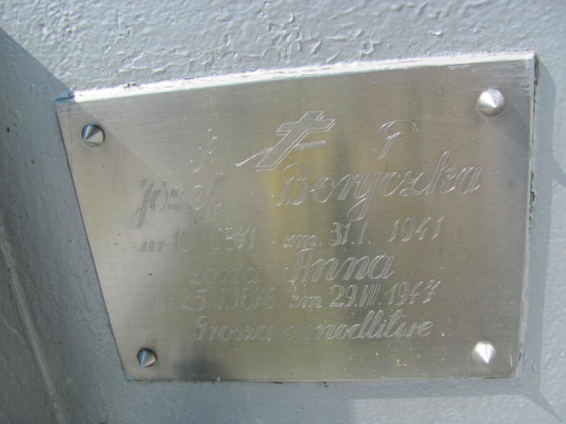 Anna Boryczka 1875 Wierzchosławice - Grobonet - Wyszukiwarka osób pochowanych