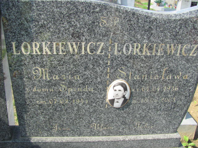 Stanisława Lorkiewicz 1936 Wierzchosławice - Grobonet - Wyszukiwarka osób pochowanych