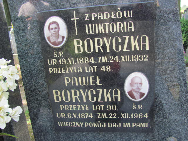 Paweł Boryczka 1874 Wierzchosławice - Grobonet - Wyszukiwarka osób pochowanych