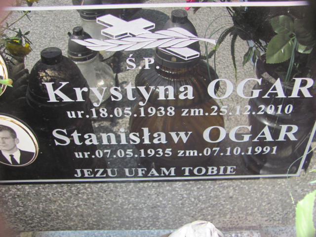 Krystyna Ogar 1938 Wierzchosławice - Grobonet - Wyszukiwarka osób pochowanych