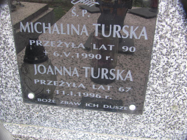 Joanna Turska Wierzchosławice - Grobonet - Wyszukiwarka osób pochowanych