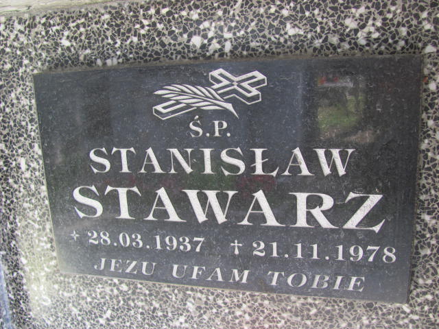 Stanisław Stawarz 1937 Wierzchosławice - Grobonet - Wyszukiwarka osób pochowanych