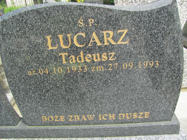 Grób Tadeusz Łucarz