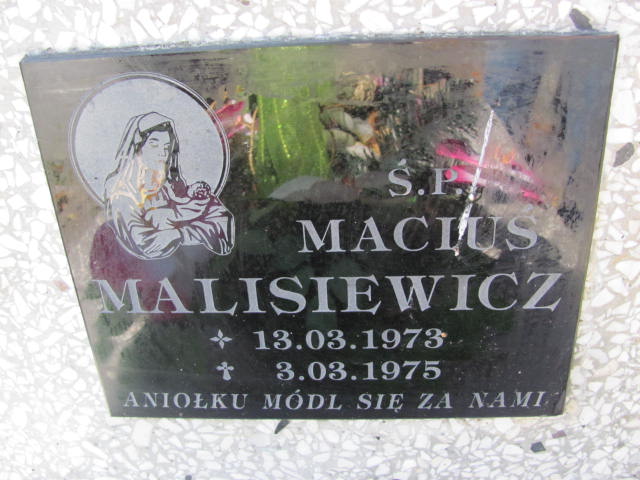 Maciej Malisiewicz 1973 Wierzchosławice - Grobonet - Wyszukiwarka osób pochowanych